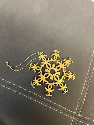 Chanel Addobbi Natalizi x2 Oro Bianco