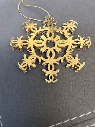 Chanel Addobbi Natalizi x2 Oro Bianco