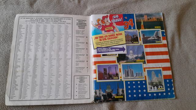 Álbum Panini USA 94 Completo