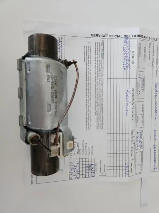 Pieza Lavavajillas AEG. Resistencia