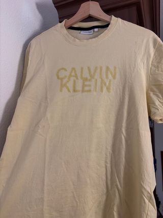 Camiseta Calvin Klein Amarilla