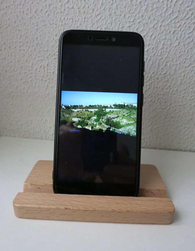 Soporte madera móvil/tablet