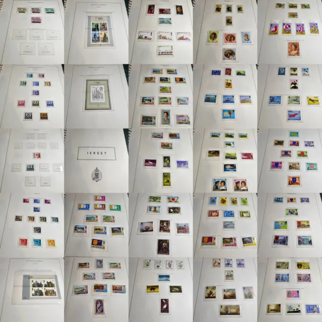 Album Marini Inghilterra e Jersey MNH