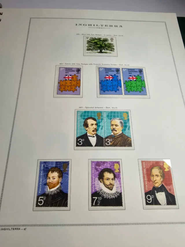 Album Marini Inghilterra e Jersey MNH