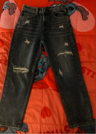 Jeans vita alta donna strappati