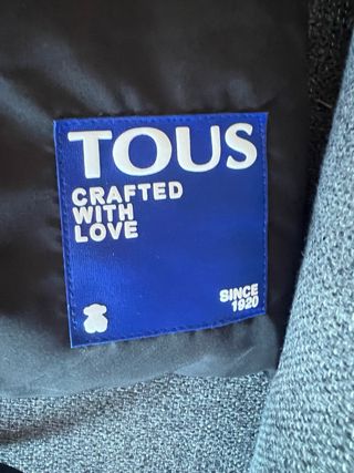 Bufanda Tous acolchada negra