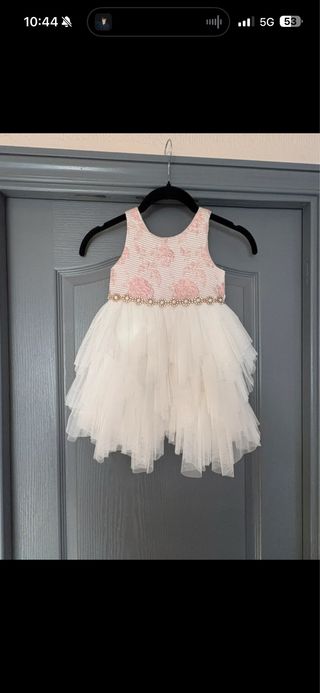 Vestido Princesa Americano Talla 2T niña 2años