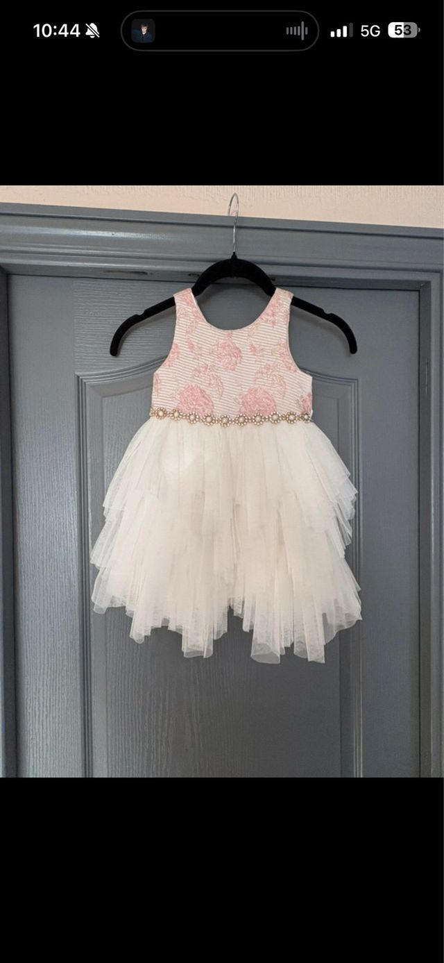 Vestido Princesa Americano Talla 2T niña 2años