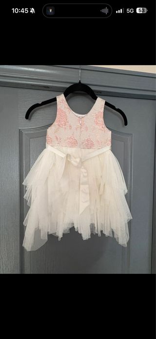 Vestido Princesa Americano Talla 2T niña 2años