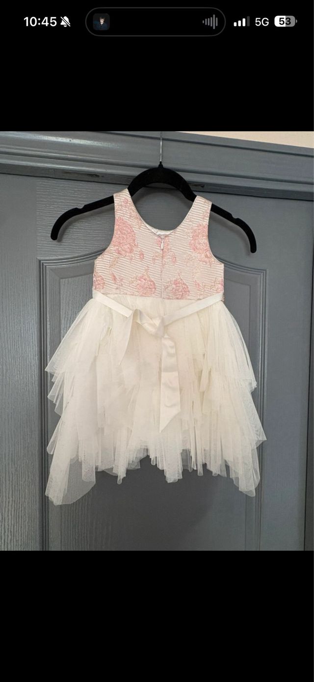 Vestido Princesa Americano Talla 2T niña 2años