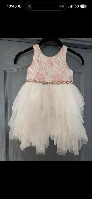 Vestido Princesa Americano Talla 2T niña 2años