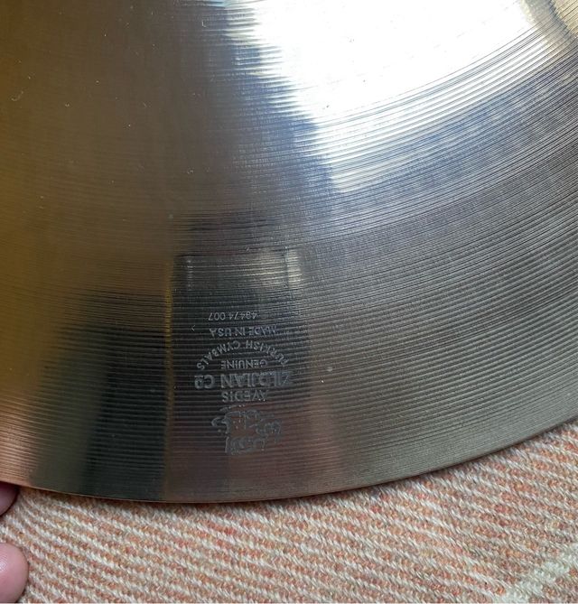 Platillos Batería Zildjian y Sabian