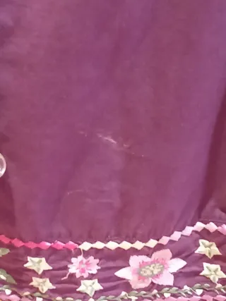 Blusa CLOCHE bordada con cordón