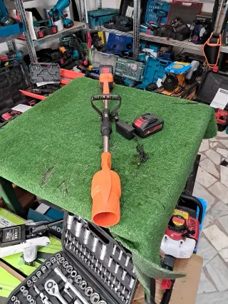 Soffiatore asta telescopica doppia batteria