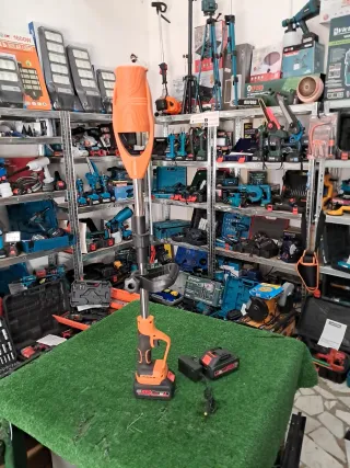 Soffiatore asta telescopica doppia batteria