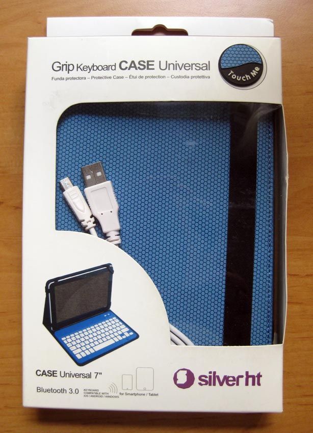 Funda teclado Bluetooth para tablet 7" Silver HT