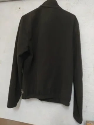 Chaqueta polar hombre caza marrón