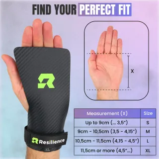 Calleras CrossFit Talla L Marca Resilience