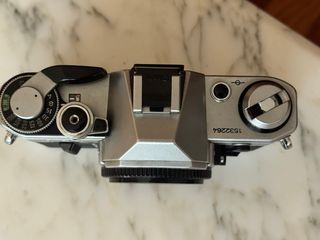 Cámara Analógica Canon AE-1 Plata y Negra