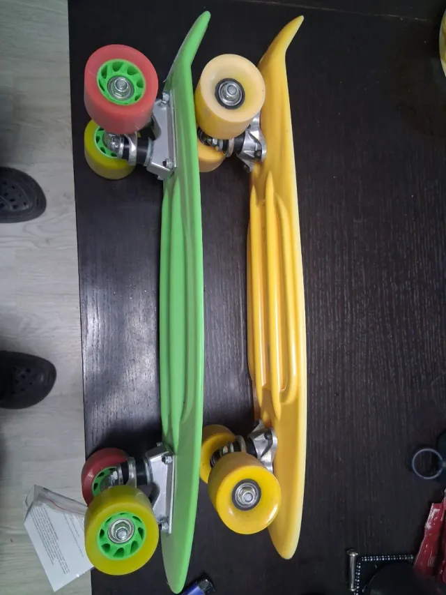 Patinete Penny Skater Amarillo y Verde