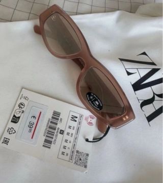 Luxury Zara rectangular sunglasses ref. 4646/007