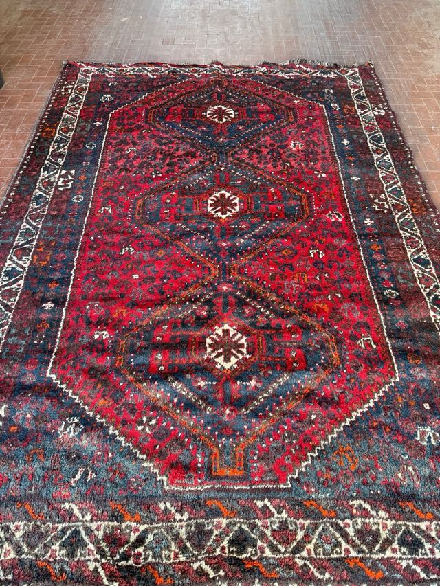Tappeto Persiano Antico Annodato a Mano