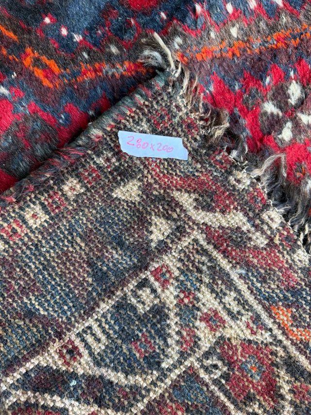 Tappeto Persiano Antico Annodato a Mano