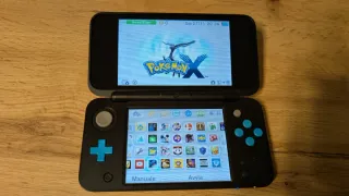 Nintendo 2DS XL Blu/Nero con giochi