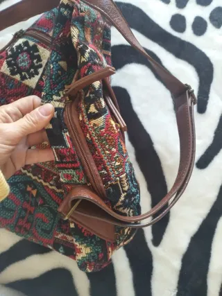 Mochila Antirrobo Multicolor y Marrón