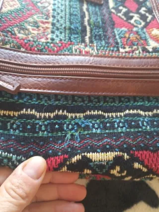 Mochila Antirrobo Multicolor y Marrón