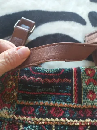 Mochila Antirrobo Multicolor y Marrón