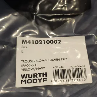 2 Pantalones de Trabajo