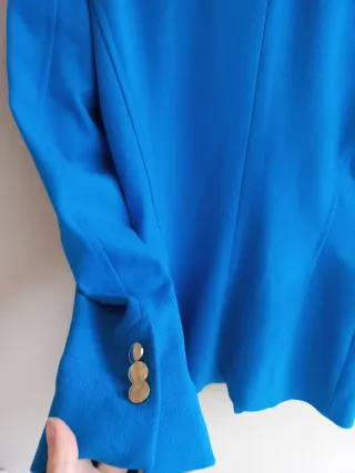Blazer Zara Blu Elettrico Taglia XS