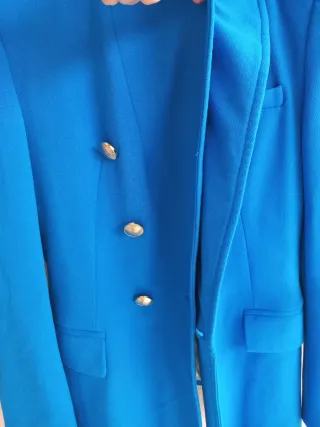 Blazer Zara Blu Elettrico Taglia XS