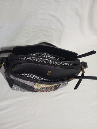 Bolso Mujer Negro Multicolor