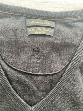 Jersey Negro Hombre con Parches en Codos