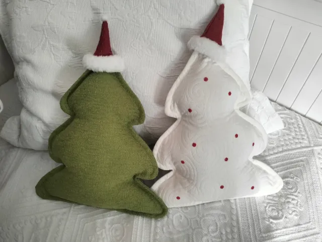 2 Cojines Árbol de Navidad