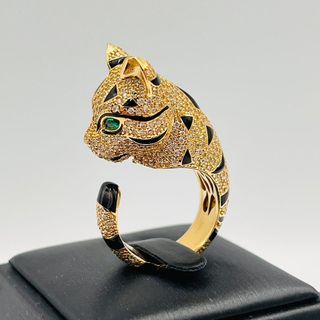 ANILLO LEOPARDO 18K