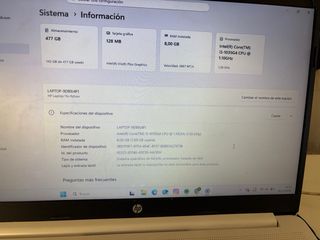 Ordenador HP 15sq Blanco y Negro 15’’