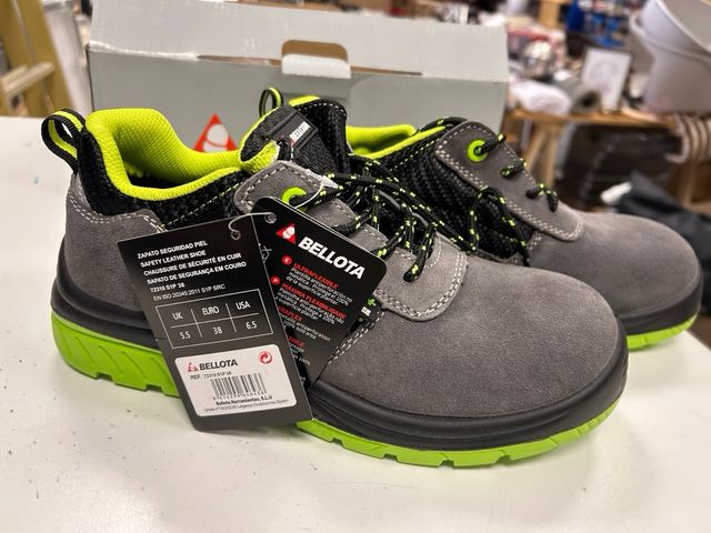 Scarpe di sicurezza Bellota S1P Grigio/Verde