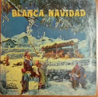 Disco Single Blanca Navidad Regal
