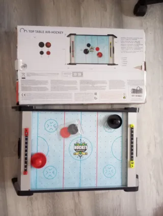 2 Juegos de mesa: Air Hockey y Futbolín Imaginariu