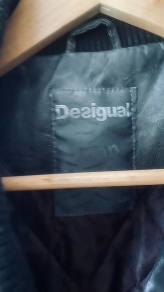 Cazadora Desigual Negra Hombre Talla xxl