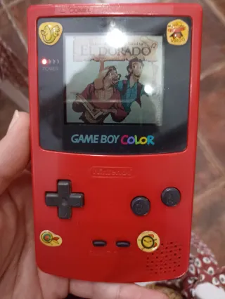 Nintendo Game Boy Color Rosa con estuche y juegos