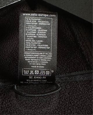 Parka Gappay Neopreno Negra