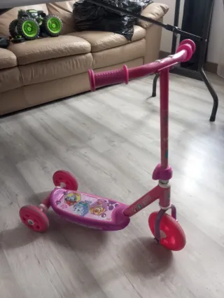 Patinete Patrulla Canina Rosa 3 Ruedas