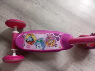 Patinete Patrulla Canina Rosa 3 Ruedas