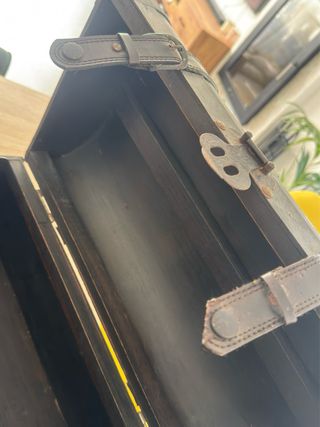Baúl de madera estilo vintage