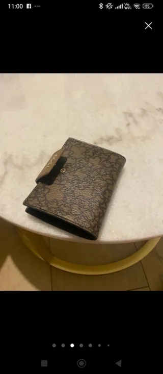 Cartera Tous Marrón y Dorada