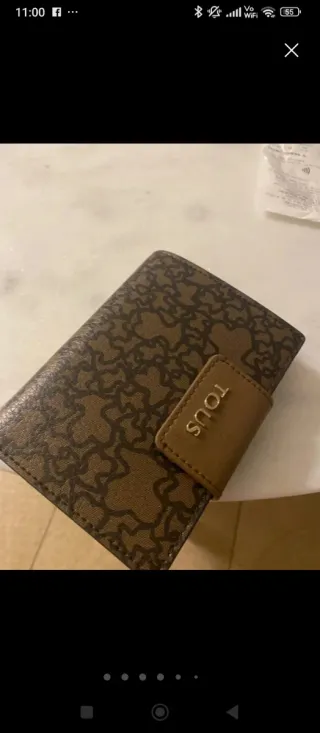 Cartera Tous Marrón y Dorada